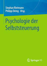 Psychologie der Selbststeuerung -  - E-Book