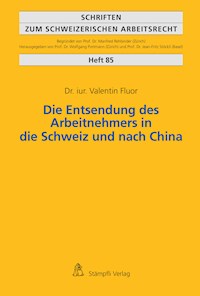Die Entsendung des Arbeitnehmers in die Schweiz und nach China - Valentin Fluor - E-Book