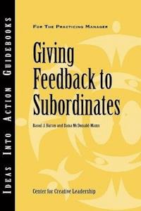 Giving Feedback to Subordinates -  - E-Book