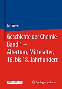 Geschichte der Chemie Band 1 – Altertum, Mittelalter, 16. bis 18. Jahrhundert - Jost Weyer - E-Book