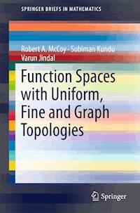 Function Spaces with Uniform, Fine and Graph Topologies - Robert A. McCoy - E-Book