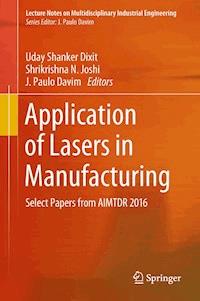 Application of Lasers in Manufacturing - - E-Book