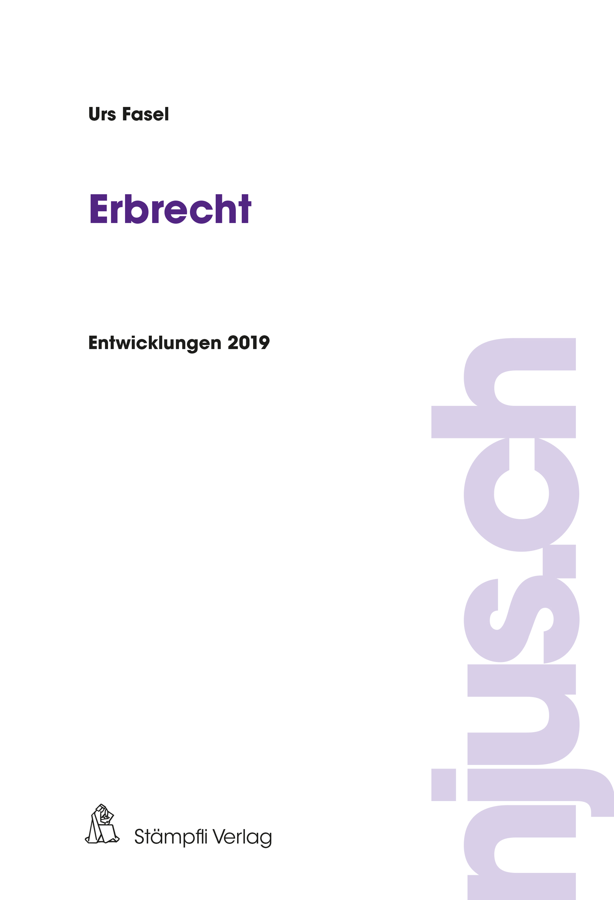 Erbrecht - Urs Fasel - E-Book
