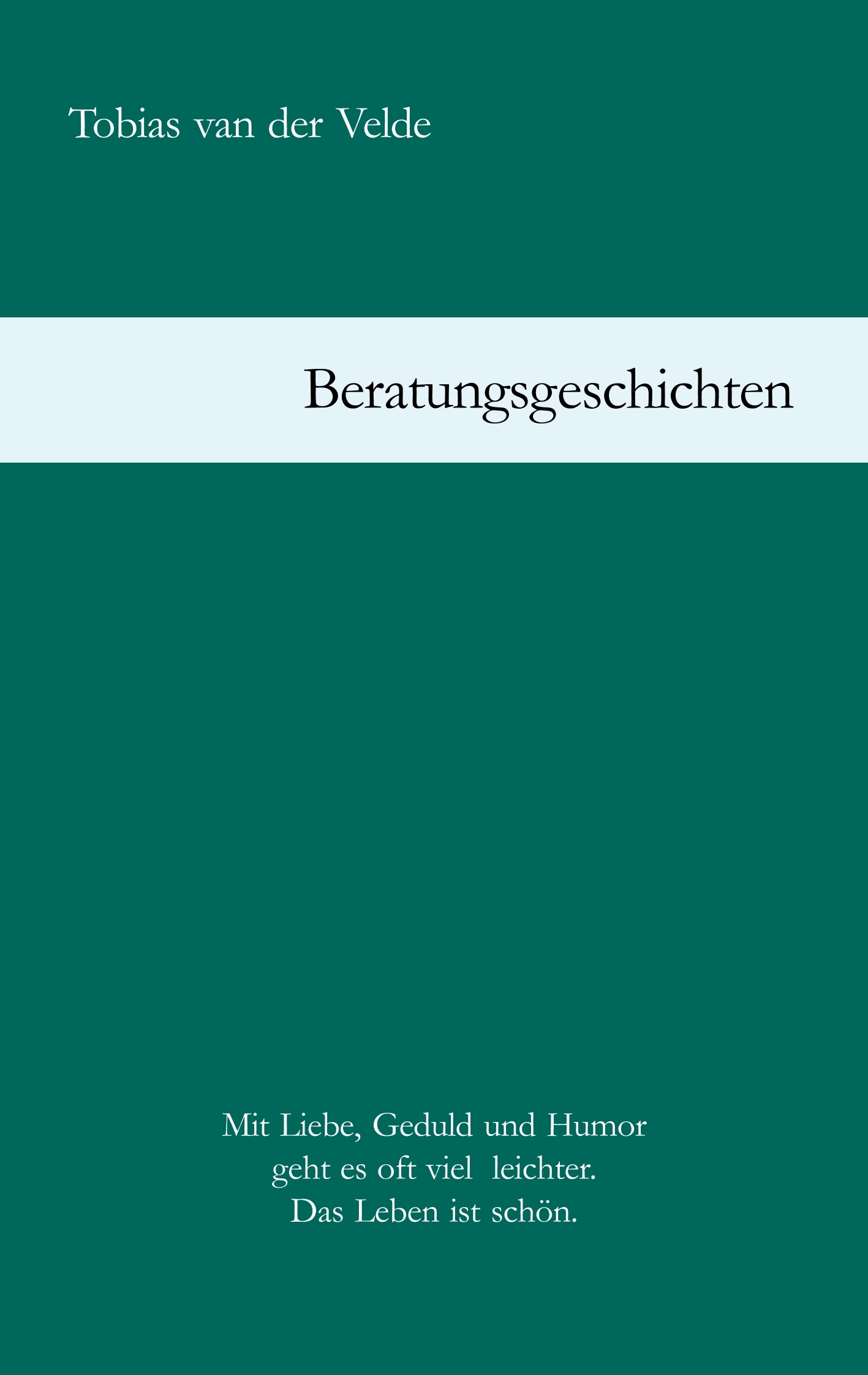 Beratungsgeschichten - Tobias van der Velde - E-Book