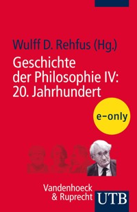 Geschichte der Philosophie IV: 20. Jahrhundert -  - E-Book