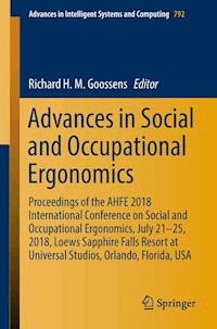 Advances in Social and Occupational Ergonomics -  - E-Book