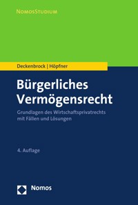 Bürgerliches Vermögensrecht - Christian Deckenbrock - E-Book