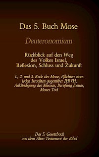 Das 5. Buch Mose, Deuteronomium, das 5. Gesetzbuch aus dem Alten Testament, Rückblick auf den Weg des Volkes Israel, Reflexion, Schluss und Zukunft - Martin Luther - E-Book