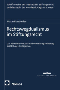 Rechtswegdualismus im Stiftungsrecht - Maximilian Steffen - E-Book
