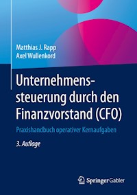 Unternehmenssteuerung durch den Finanzvorstand (CFO) - Matthias J. Rapp - E-Book