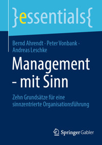 Management - mit Sinn - Bernd Ahrendt - E-Book