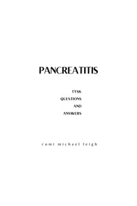 Pancreatitis - Rumi Michael Leigh - E-Book