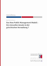 Das New Public Management Modell - Sofia Eleftheriou - E-Book