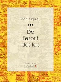 De l'esprit des lois - Ligaran - E-Book