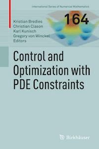 Control and Optimization with PDE Constraints -  - E-Book