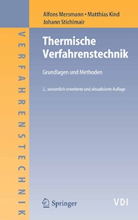 Thermische Verfahrenstechnik - Alfons Mersmann - E-Book