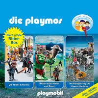 Die Playmos - Das Original Playmobil Hörspiel, Die 2. große Ritter-Box, Folgen 24, 45, 55 - Simon X. Rost - Hörbuch