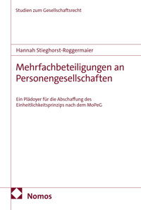 Mehrfachbeteiligungen an Personengesellschaften - Hannah Stieghorst-Roggermaier - E-Book