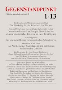 GegenStandpunkt 1-13 -  - E-Book