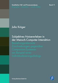 Subjektives Nutzererleben in der Mensch-Computer-Interaktion - Julia Krüger - E-Book