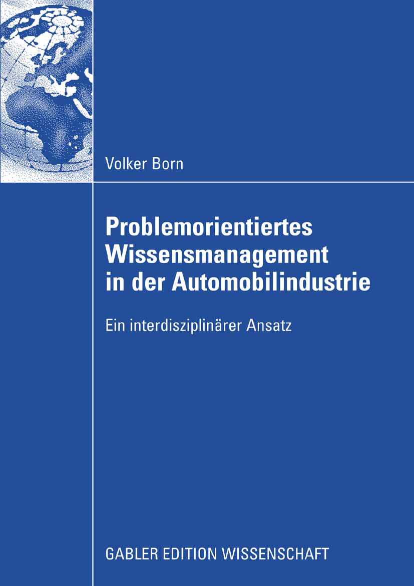 Problemorientiertes Wissensmanagement in der Automobilindustrie - Volker Born - E-Book