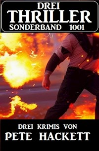 Drei Thriller Sonderband 1001 - Drei Krimis von Pete Hackett - Pete Hackett - E-Book