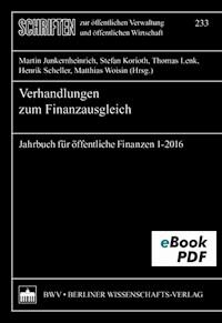 Verhandlungen zum Finanzausgleich -  - E-Book