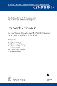 Der soziale Zivilprozess -  - E-Book