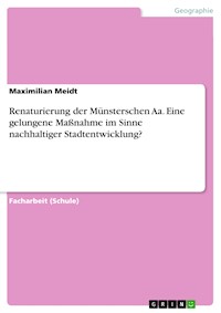Renaturierung der Münsterschen Aa. Eine gelungene Maßnahme im Sinne nachhaltiger Stadtentwicklung? - Maximilian Meidt - E-Book