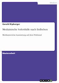 Medizinische Soforthilfe nach Erdbeben - Gerald Ripberger - E-Book