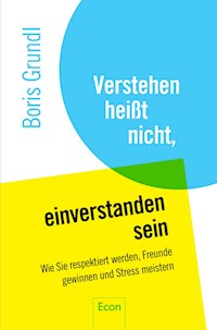 Verstehen heißt nicht, einverstanden sein - Boris Grundl - E-Book