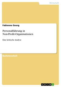 Personalführung in Non-Profit-Organisationen - Fabienne Georg - E-Book