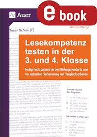 Lesekompetenz testen in der 3. und 4. Klasse - Martina Knipp - E-Book