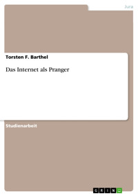 Das Internet als Pranger - Torsten F. Barthel - E-Book