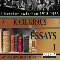 Essays 1 - Karl Kraus - Hörbuch