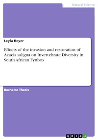 Effects of the invasion and restoration of Acacia saligna on Invertebrate Diversity in South African Fynbos - Leyla Beyer - E-Book