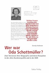 Wer war Oda Schottmüller? - Geertje Andresen - E-Book