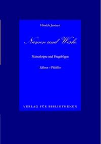 Namen und Werke 10 - Hinrich Jantzen - E-Book