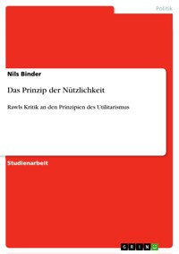 Das Prinzip der Nützlichkeit - Nils Binder - E-Book