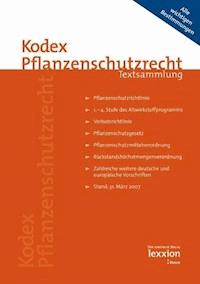 Kodex Pflanzenschutzrecht - - E-Book