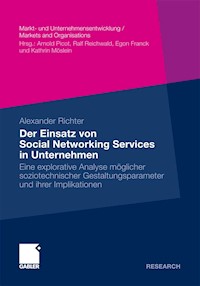 Der Einsatz von Social Networking Services in Unternehmen - Alexander Richter - E-Book