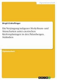 Die Verjüngung indigener Shola-Baum- und Straucharten unter exotischen Kiefernplantagen in den Palanibergen, Südindien - Birgit Einhellinger - E-Book