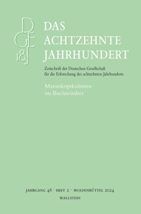 Das achtzehnte Jahrhundert 48/2 - - E-Book
