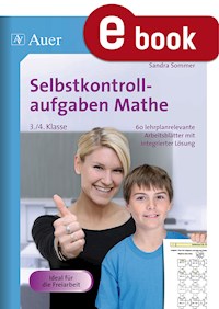 Selbstkontrollaufgaben Mathe für die 3.-4. Klasse - Sandra Sommer - E-Book