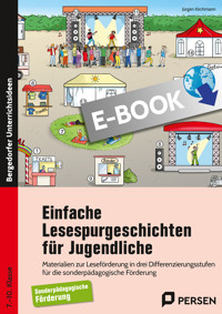Einfache Lesespurgeschichten für Jugendliche - Jürgen Kirchmann - E-Book