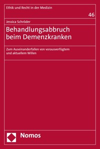 Behandlungsabbruch beim Demenzkranken - Jessica Schröder - E-Book