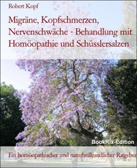 Migräne, Kopfschmerzen, Nervenschwäche - Behandlung mit Homöopathie und Schüsslersalzen - Robert Kopf - E-Book