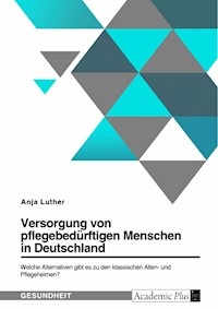 Versorgung von pflegebedürftigen Menschen in Deutschland. Welche Alternativen gibt es zu den klassischen Alten- und Pflegeheimen? - Anja Luther - E-Book