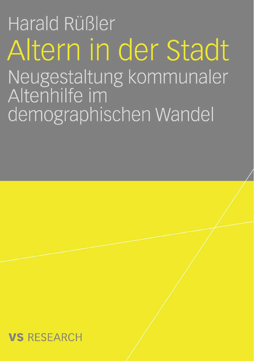 Altern in der Stadt - Harald Rüßler - E-Book