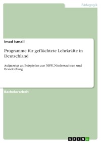 Programme für geflüchtete Lehrkräfte in Deutschland - Imad Ismail - E-Book